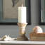 Petit chandelier de table en bois à petit cône-21400974