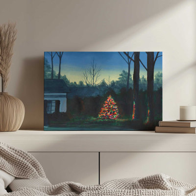 «Decembre Dusk II» par Michael Willett, reproduction d'art sur toile