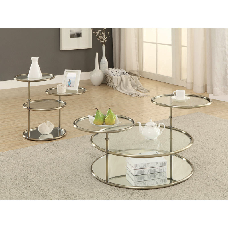 Ensemble de tables basses 2 pièces Blandain