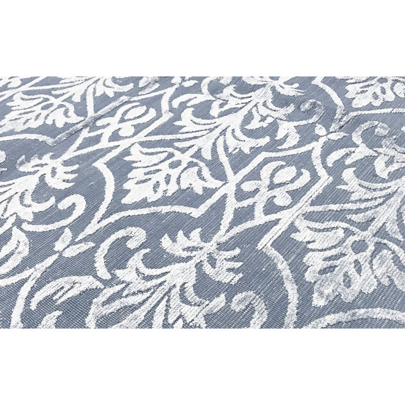Hand-Knotted High-Quality Light Blue Area Rug