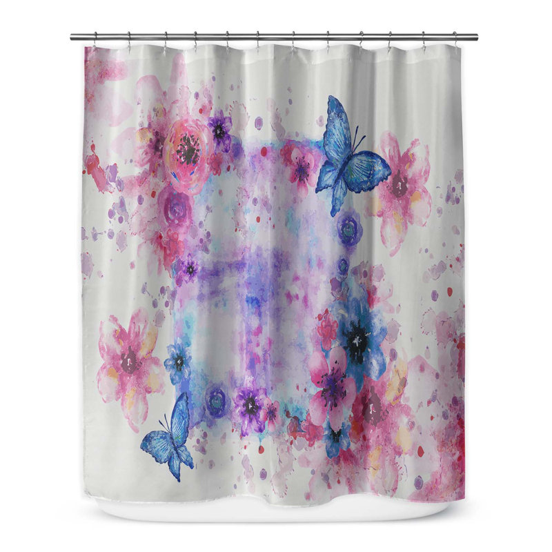 Rideau de douche simple Paynesville, H 90 po x l 70 po