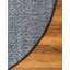 Tapis tissé à la machine à motif abstrait bleu Emaria-2020543297