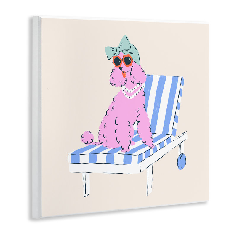 Chaise murale tendance "Caniche", design par Krissy Mast