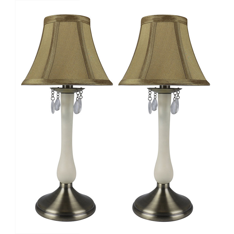 Rodiguez Metal Table Lamp, Cream Stem