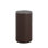Washoe Leather Circle Pedestal Drink Table - 12 In. W X 22 In. H