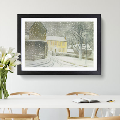 Halstead Road in Snow by Eric Ravilious - Picture Frame Painting