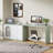  Rebacca L-Shaped Computer Desk, Corner Home Office Desk With Drawer Cabinet-683566570