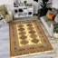 Hand Woven Cotton and Wool Oriental Area Rug