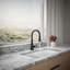 Tone Single Handle Pull Down Kitchen Sink Faucet with Three-Function Pull Down Sprayer-1818499653