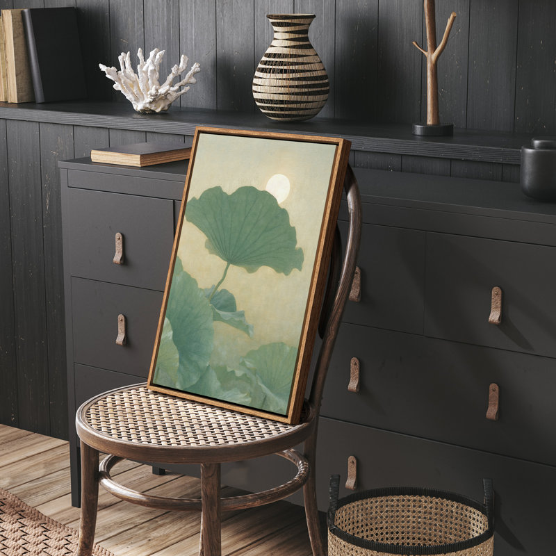 Art mural encadré, rétro, antique, classique pour chambre à coucher , H 36 po x l 24 po, Naturel