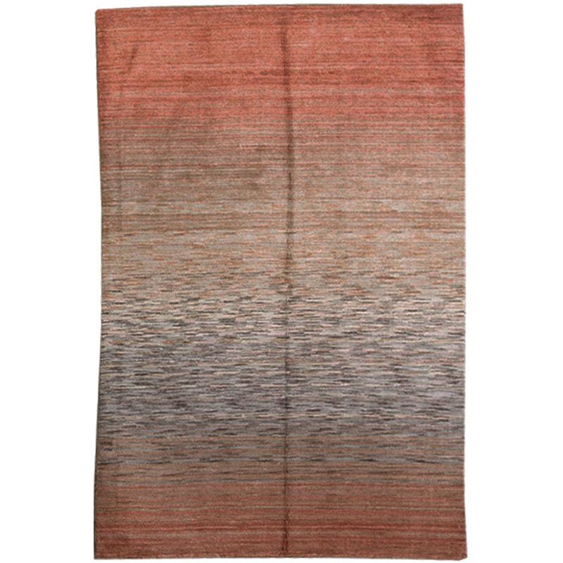 Area Rug in Rust/Brown/Gray