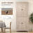 HOMCOM 72" Freestanding 4-Door Kitchen Pantry