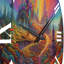 Horloge murale arc-en-ciel-93381769