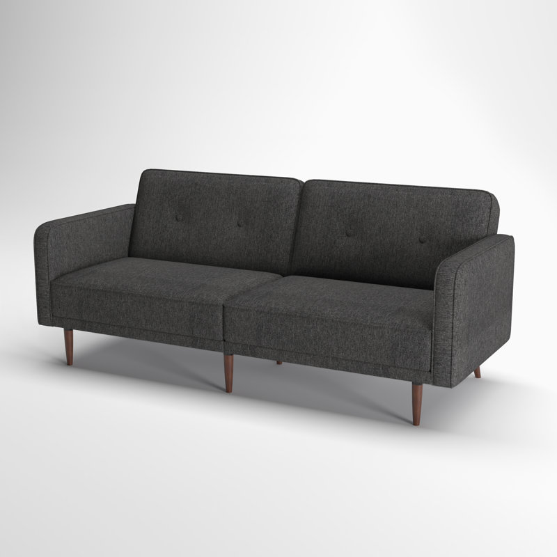 Ellensburg 76" Sleeper Sofa, Charcoal