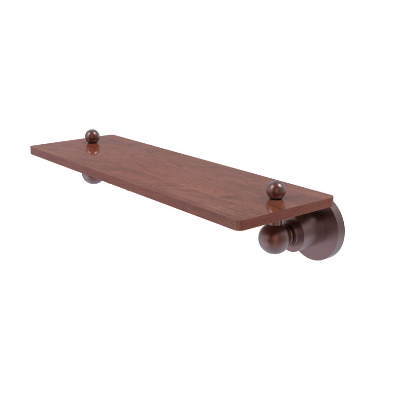 Tablette à support Lera, Cuivre antique, H 2,5 po x l 16 po x P 5 po
