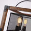 Luminaire suspendu rectangulaire à 6 lumières Kilkenny