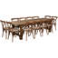 Ensemble de table de ferme pliante rustique Aylar avec chaises Ã  dossier croisÃ© et coussins-1863064631-1790253927