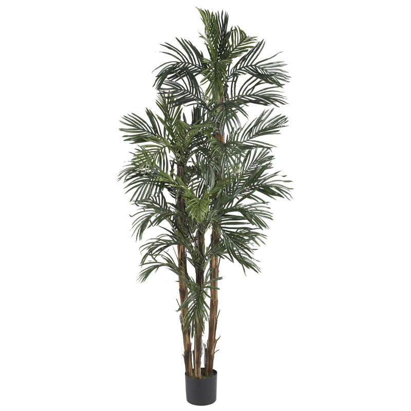 Palmier artificiel en pot, H 72 po