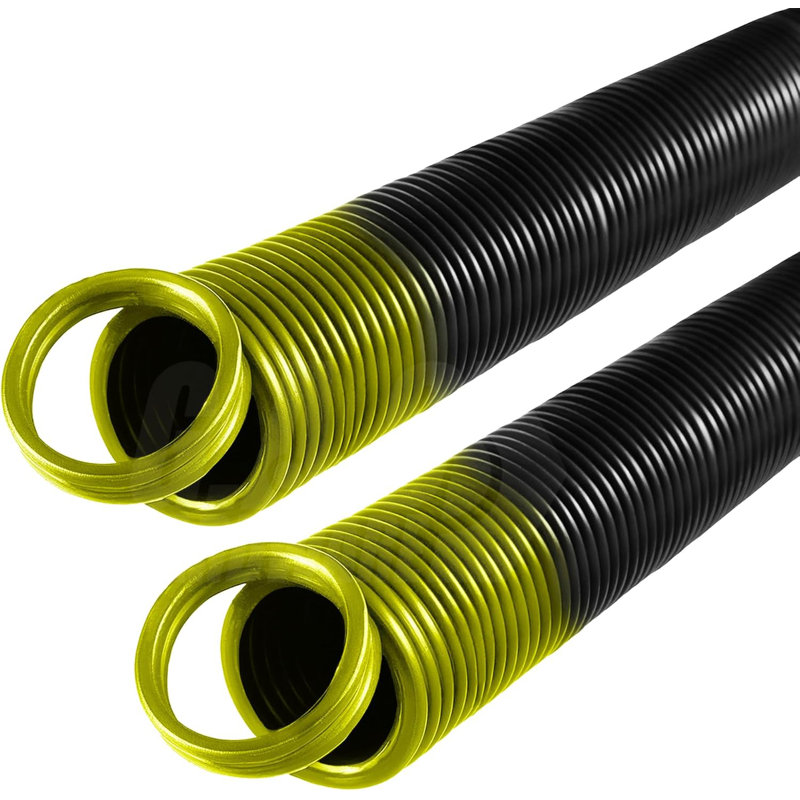 Heavy-Duty Double-Looped Garage Door Extension Spring - 130 Lb - Yellow, Yellow, 130 LB