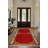 Susan Red Oriental Machine Printed Cotton Polyester Area Rug-1676914004