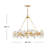 Audra 6 - Light Steel Dimmable Chandelier