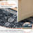 Vine Foldable Washable Area Rug – Blue/White-1761804881