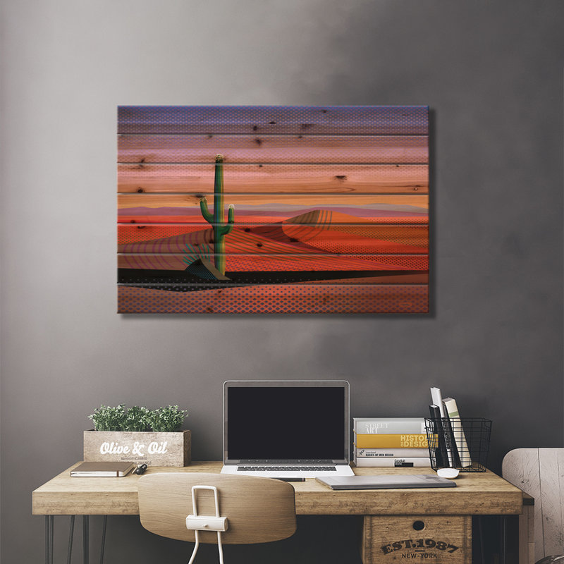 Saguaro Spiritual II, H 18 po x l 26 po x P 1,5 po
