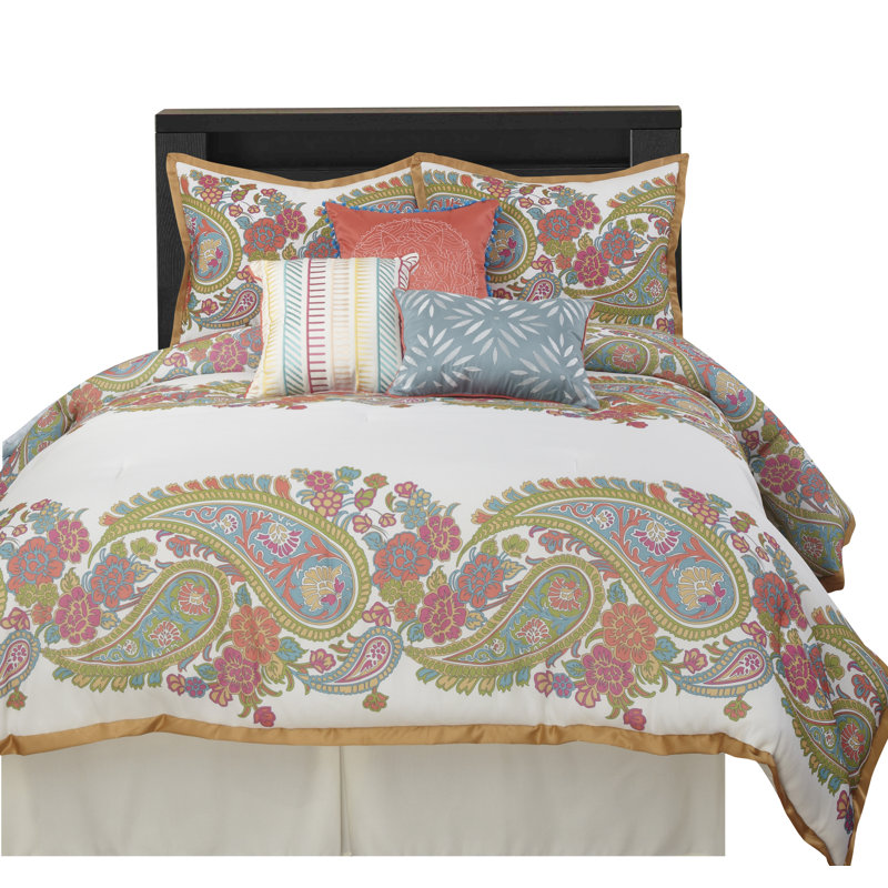 Saunders Comforter Set, Queen Comforter + 6 Additional Pieces