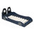 Twin Size Race Car-Shaped Platform Bed With LED And Upholstered Backrest-920759359