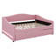 Full Size Upholstered Daybed With Light And Trundle-1320641501