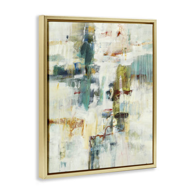 Dynamic Paint Drips Floating Frame, design by Lisa Ridgers