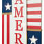 Lighted Wooden Patriotic Firecracker Porch Decor