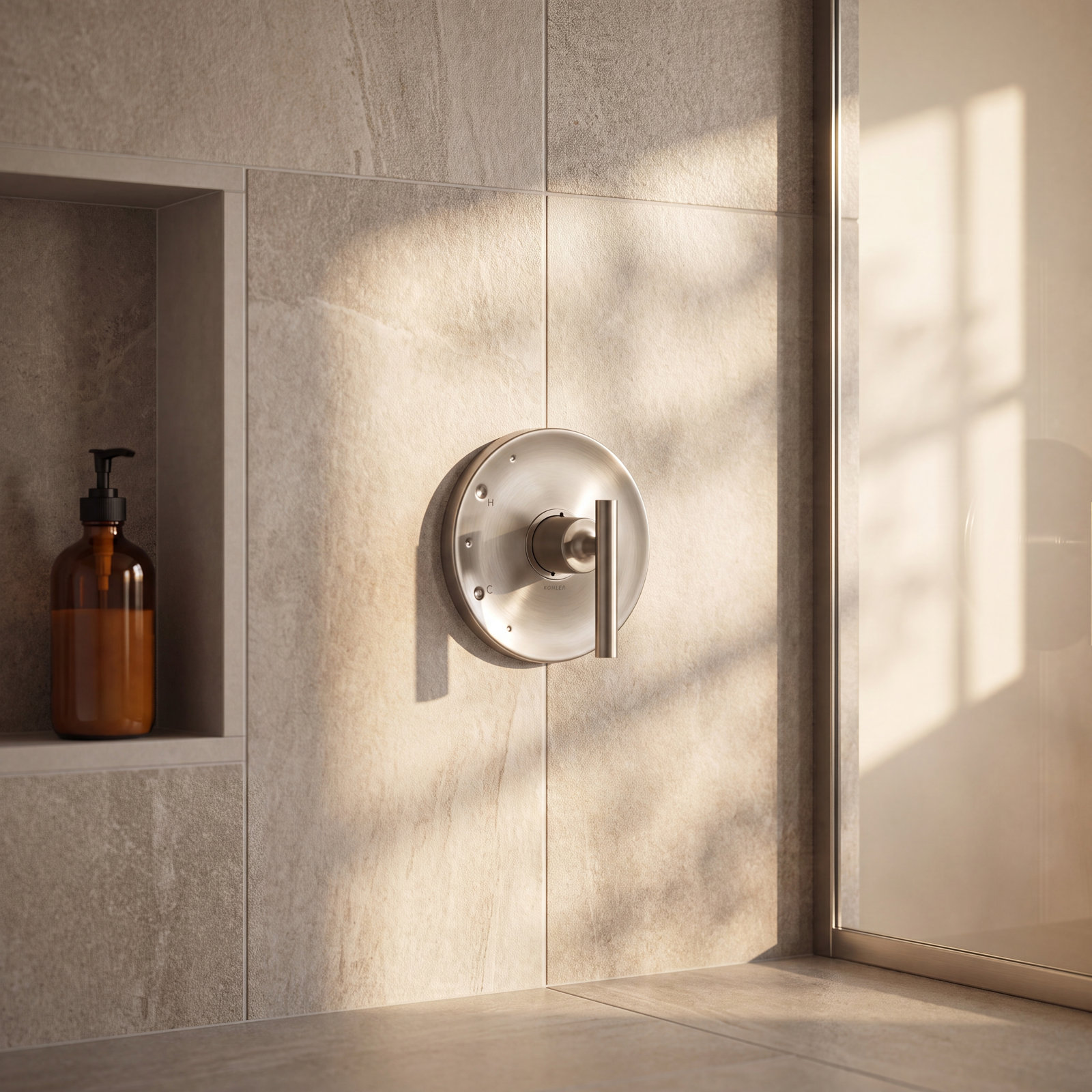 Kohler Purist Rite-Temp Valve Trim with Lever Handle, Vibrant Brushed Nickel