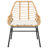 Patio Dining Set With Cushions Poly Rattan Glass-558995157-558995155-558995166