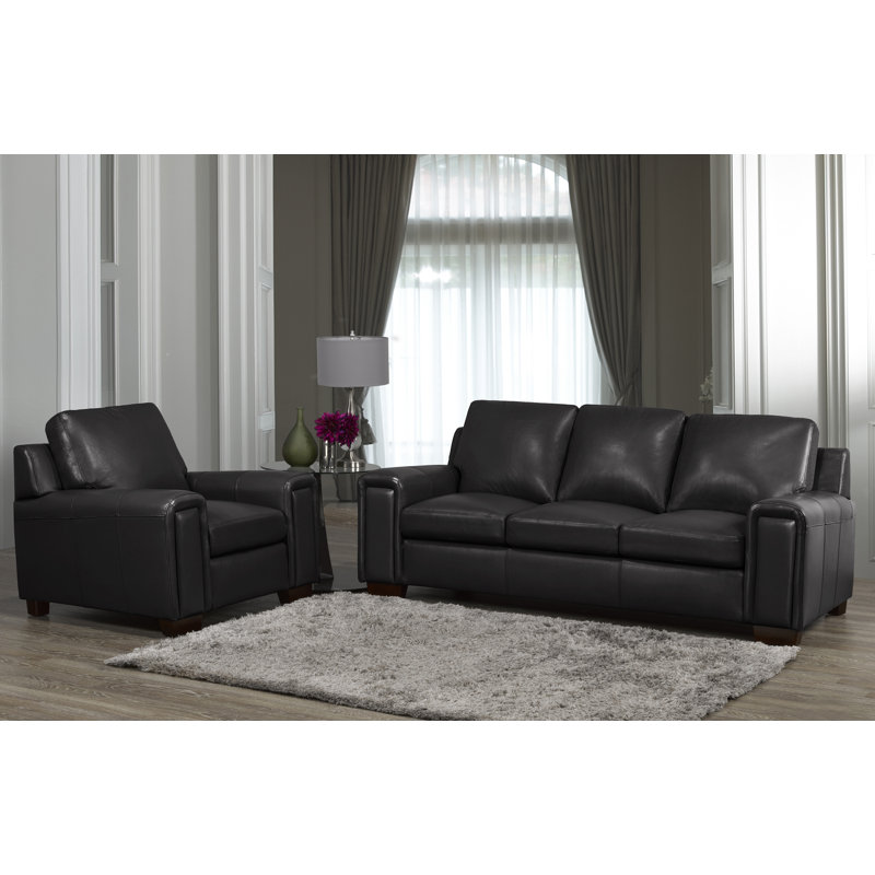 Ensemble de salon configurable en cuir