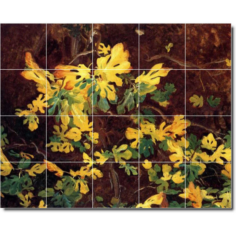 Carreau de peinture murale 40 po x 32 po 8 po x 8 po, John Sargent, peinture de nature morte W08173