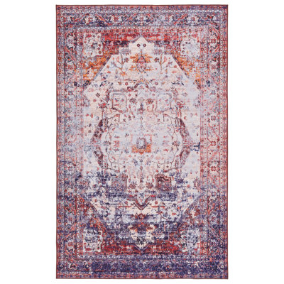 Tapis beige / rouge Jetsyn Performance