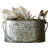 Galvanized Metal Storage Caddy with 4 Compartments and Handle