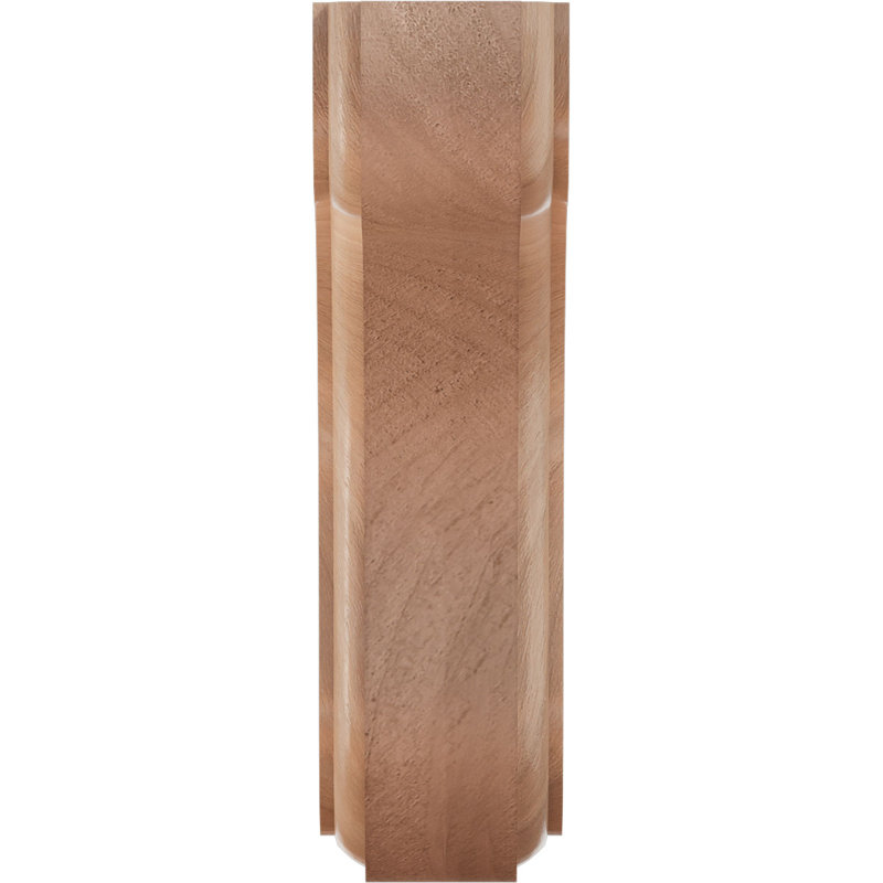 Support en bois de cerisier l 1 3/4 po x P 5 1/2 po x H 5 1/2 po, L 5,5 po x H 5,5 po, Cerisier