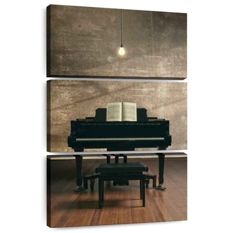 Piano à queue Abarca Shiny, H 65 po x l 42 po
