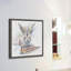 « happy lapin », reproduction d’art encadrée-21128591