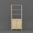 Tall Waterproof Laundry Hamper Cabinet With 2 Tilt-Out Baskets And Drawer, Open Shelves Organizer, Oak Finish, 70.8" H