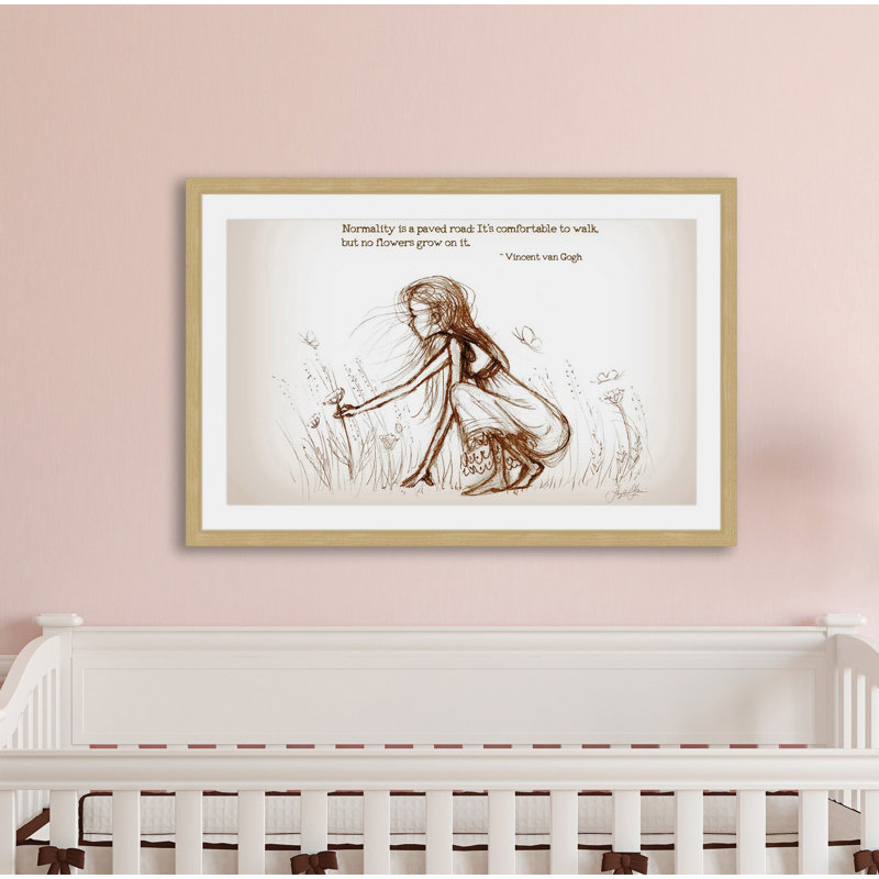 Berry Picking Flowers 1 Piece Wall Art, 41cm H x 61cm W