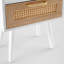 Table de bout en rotin 15 pouces avec ports USB et prise de courant Meshoppen-129787527