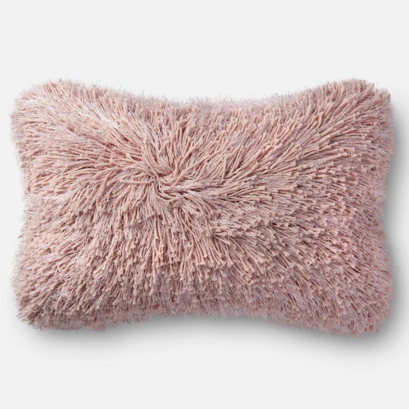 Hitchin Shag Pillow Cover, Gray