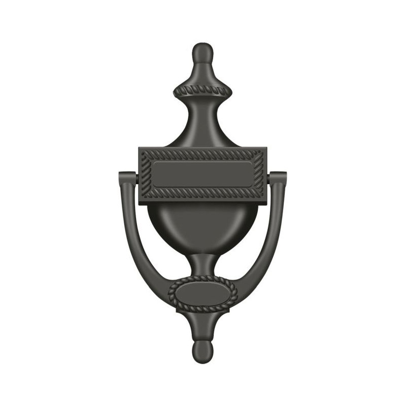 Victorian Brass Door Knocker, Oil-Rubber Bronze