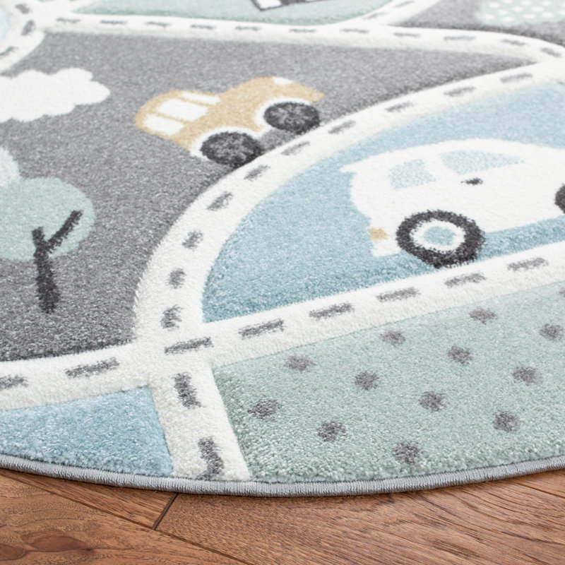 Frasher Kids 100 Performance Rug, Round 5'3"