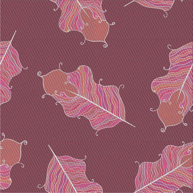 Tapis magenta foncé Albi, Carré 8 pi