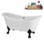 Baignoire sur pattes 59 ", plateau, bonde, pattes 59" Streamline-101628974-102220275