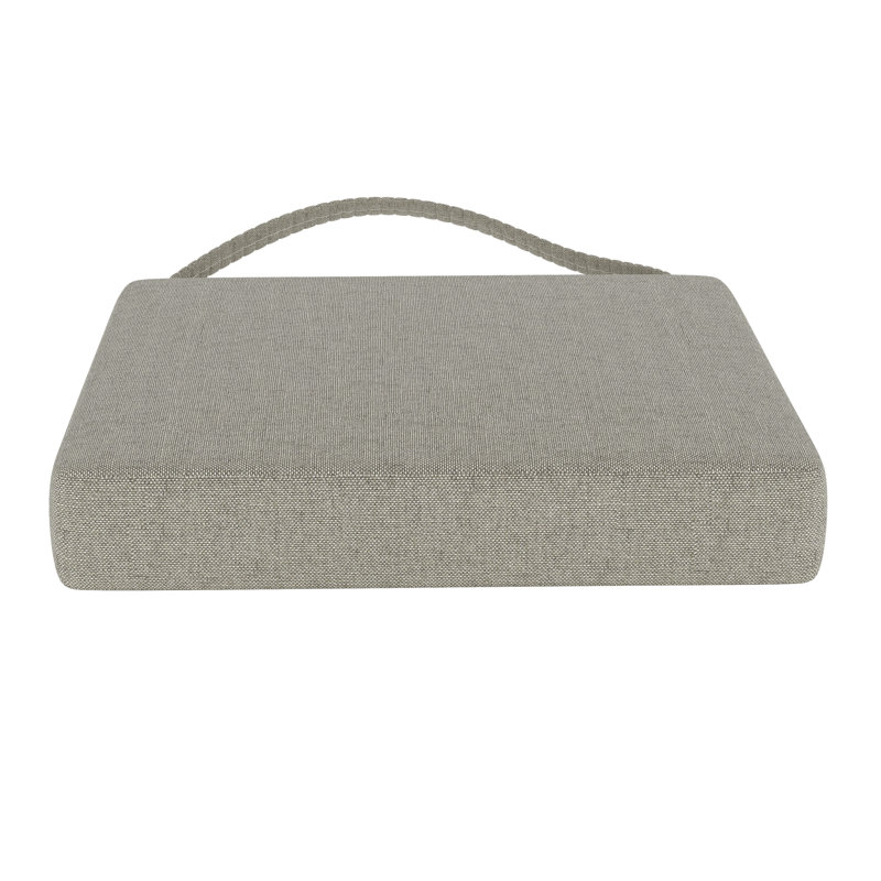 Sunbrella® Indoor/Outdoor Dining Chair Cushion, Spectrum Dove Sunbrella® Plainweave